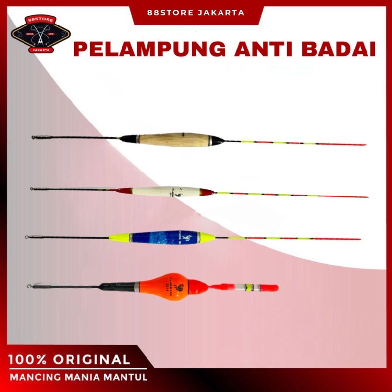 88storejakarta pelampung anti badai - pelampung pancing