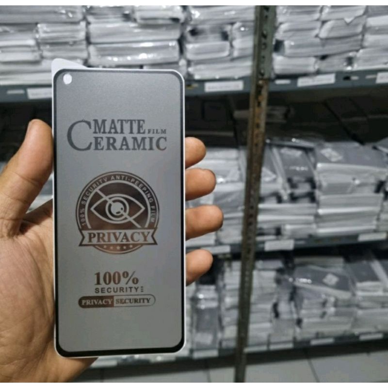 TG Anti gores ceramic matte privacy anti spy Oppo all type Ada 2 Halaman Tg Anti Gores Anti Pecah Matte Film Ceramic Privacy Anti-Spy Anti Spy Oppo All Tipe For Tipe Oppo All Tipe Ada 2 Halaman Tg Temper Tempered Glass Anti Gores Anti Pecah Oppo All Tipe