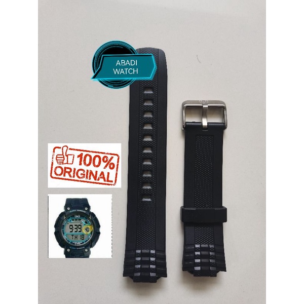 Strap / tali jam ini untuk jam tangan merek Q&amp;Q tipe M-086. Original
