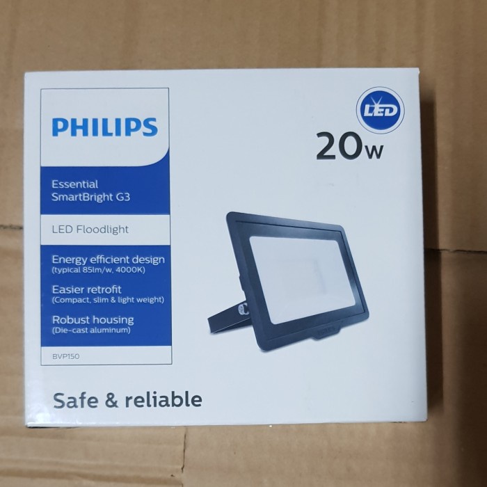 Bohlam Philips Bvp150 Lampu Sorot Led 20W Flood Light 20 W Tembak 20 Watt