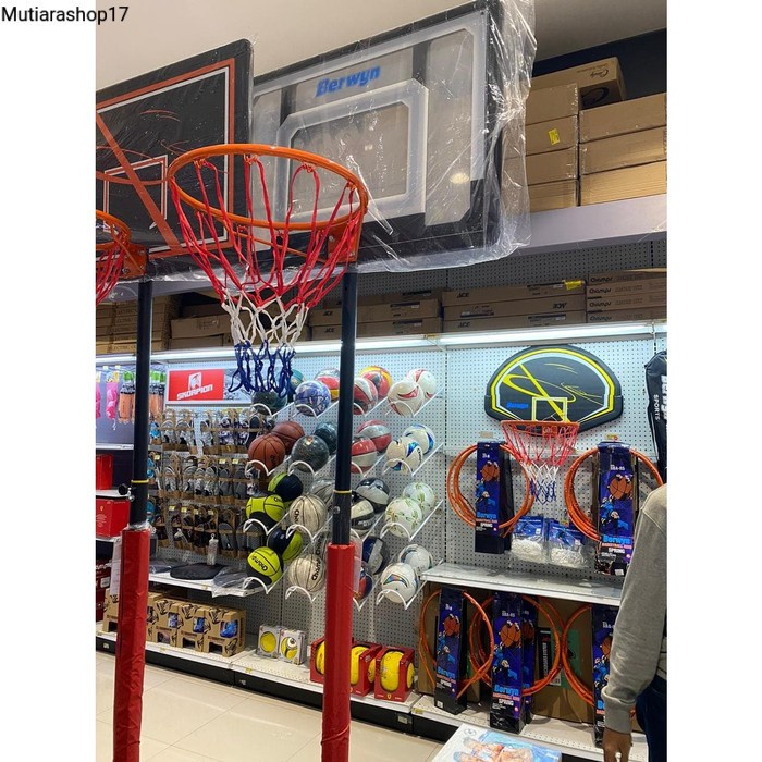 ring dan tiang basket portable dewasa dan anak berwyn 2 meter akrilik
