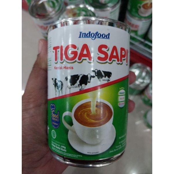 susu kental manis tiga sapi 490gr