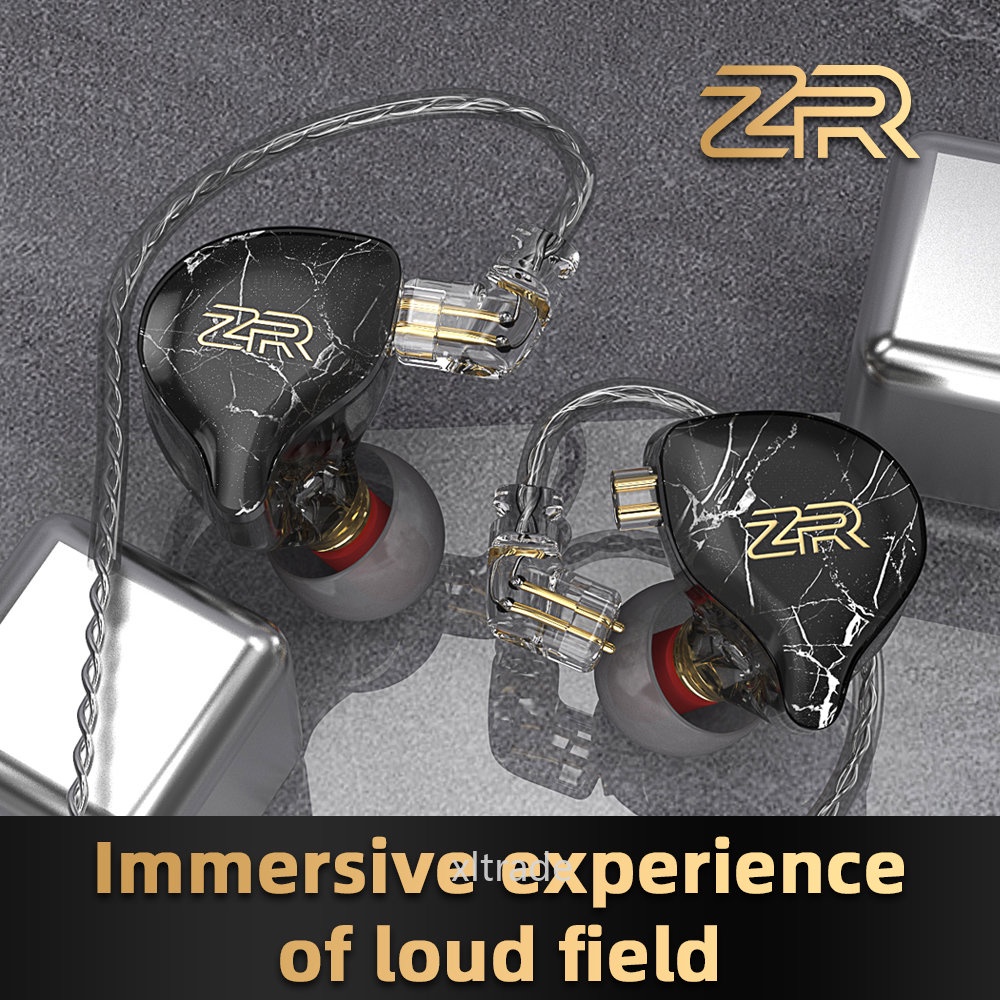 Zr ZM1 Earphone in Ear HIFI Dengan Coil 10mm Untuk KZ PR1 CCA CXS