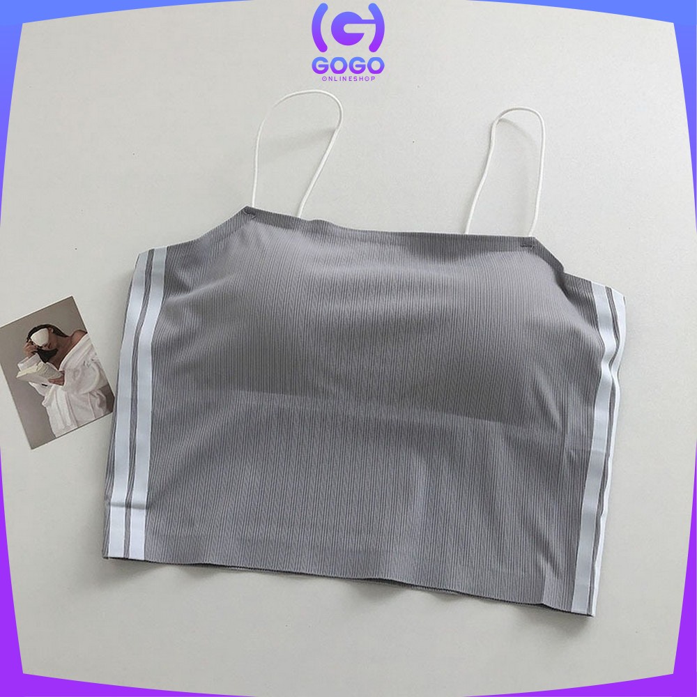 GOGO-P103 Crop Top Bra Kemben Wanita Tangtop Wanita / Kemben Tali Wanita / Tank Top Wanita / Pakaian Dalam Tengtop Wanita