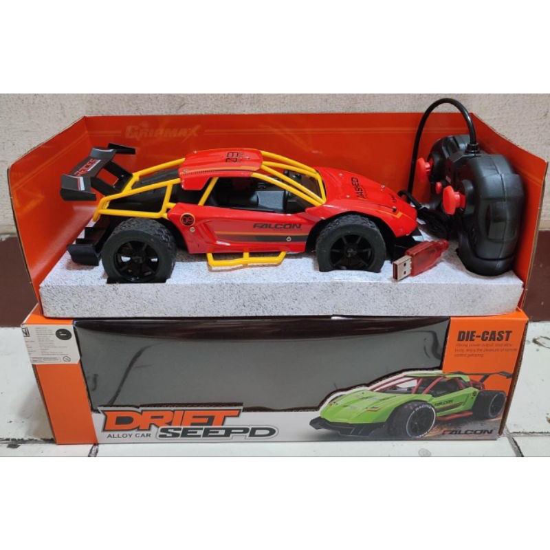 rc diecast drift seepd alloy car / remote control mobil sport