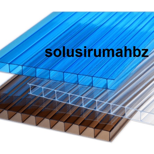 polycarbonat Custom 4mm /100cm warna polycarbonate 4.2mm plastik 4 mm