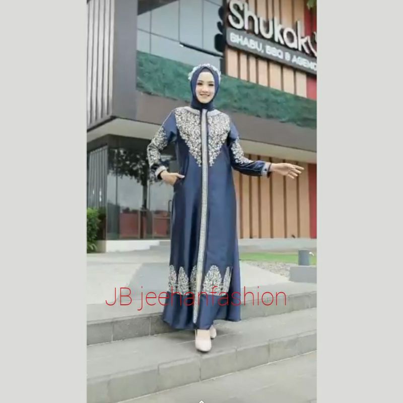 Gamis Roberto kristal / Gamis Bordir Sultan / Gamis syar'i / Gamis Bordir /  Gamis Kekinian / Gamis Bordir Gunung