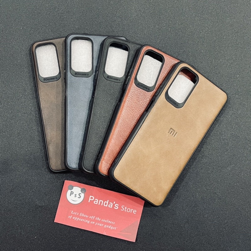 Leather Case Redmi 9T Softcase Kulit Elegan Casing Slim Fit