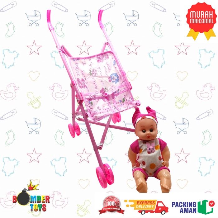 MAINAN DORONGAN BAYI BONEKA STOLLER BAYI 033