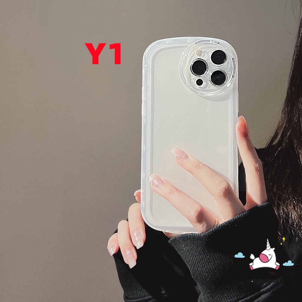 Soft Case Transparan Warna Macaron Untuk iPhone 7plus 8plus XR 11 12 14 Pro Max 6 6s 7 8 14 Plus