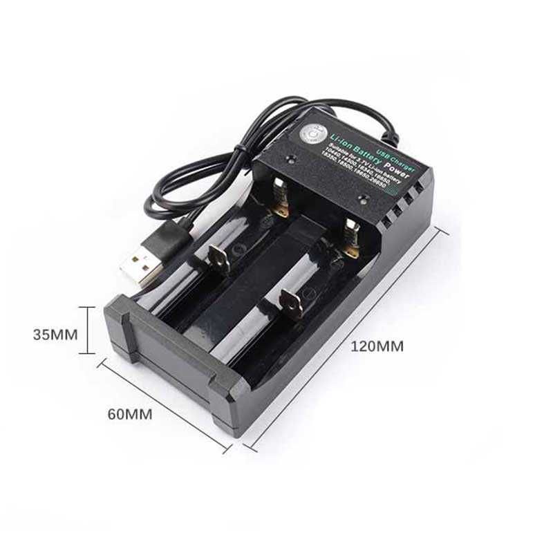 Bmax Charger Baterai 18650 18500 26650 2 Slot - BH-042100