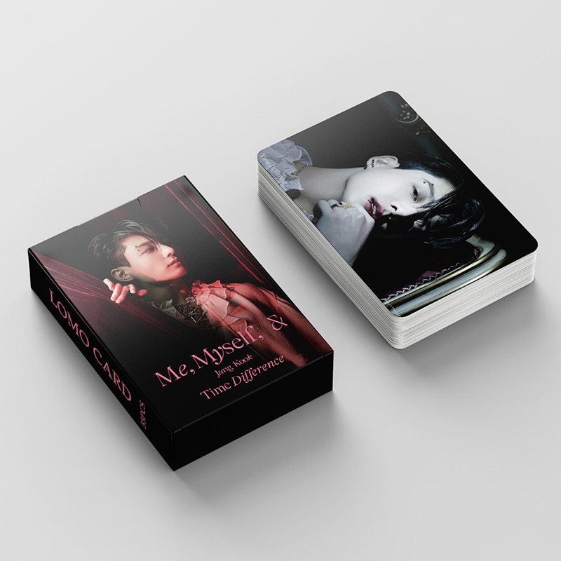 55pcs / box Kartu Foto Album LOMO BTS JUNGKOOK