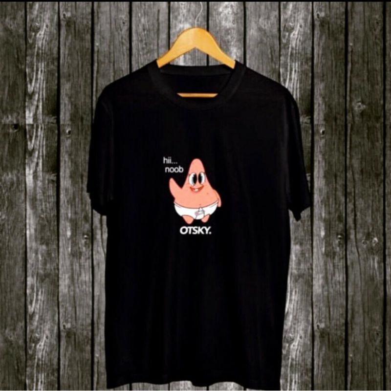 KAOS PATRICK SEPONGEBOBB, KAOS DISTRO MURAH