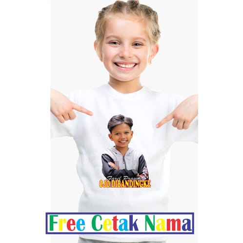 BAJU ANAK FAREL PRAYOGA KAOS ANAK LAKI LAKI PEREMPUAN GRATISS NAMA