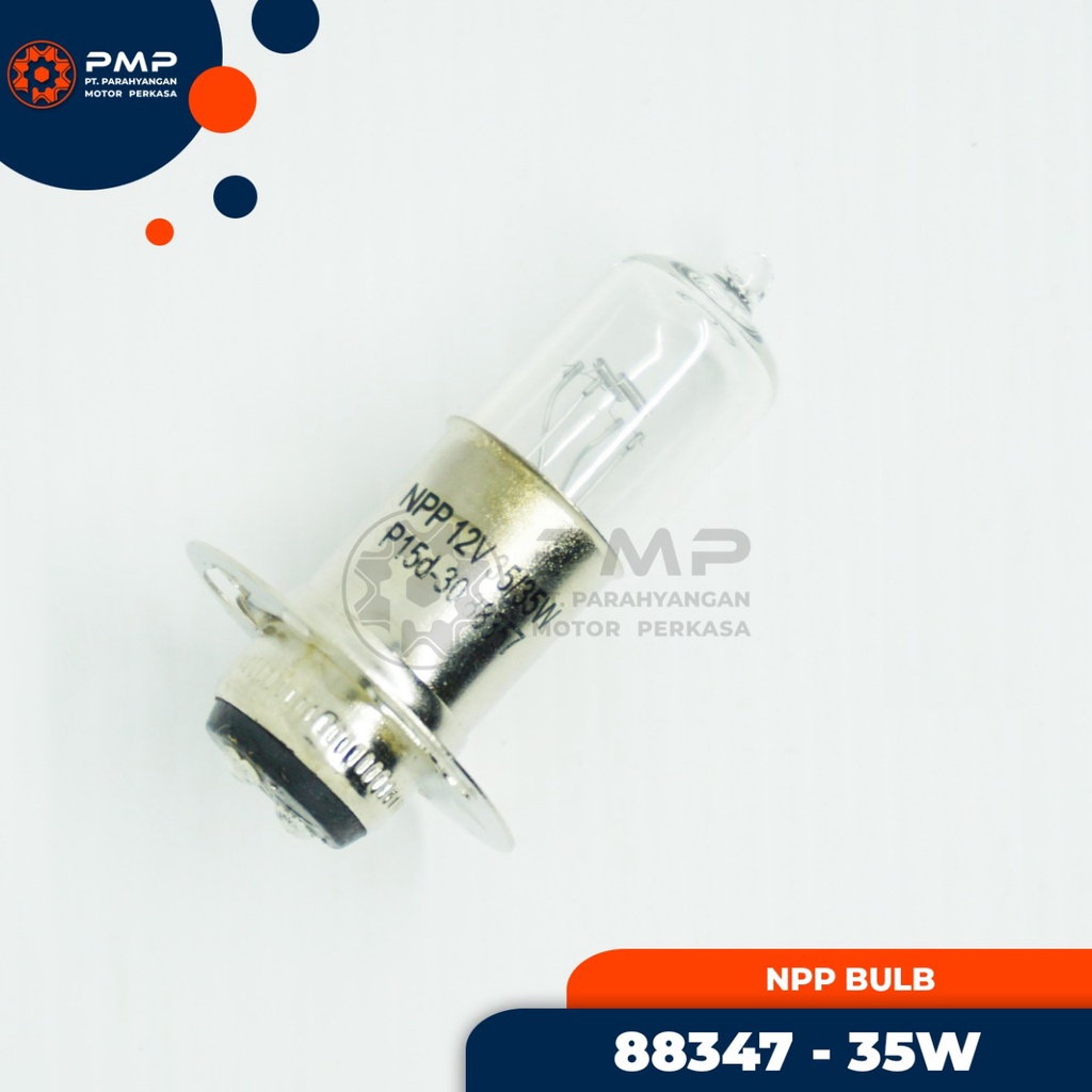 NPP Lampu Motor Bohlam Halogen Lampu depan 88347 GL100, GLMAX, MEGAPRO