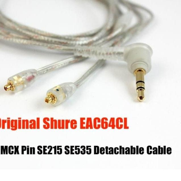 Original Shure Se215 Se535 MMCX Pin Detach Cable With Seires Number - Gray