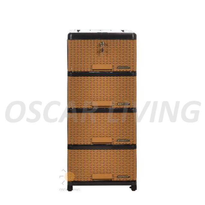 

Lemari Plastik Napolly 4 Susun Contac 400 Jati Murah - BOGOR stock ready