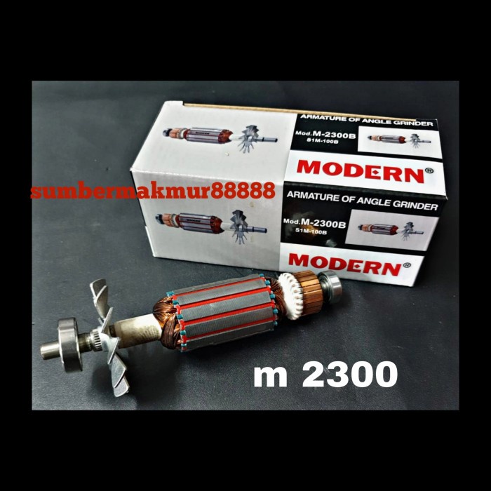 armature mesin gerinda modern m2300B / sim100b