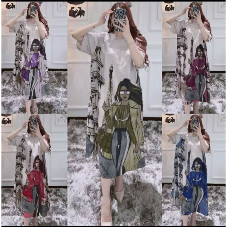 Daster Kekinian-Sofia Dress-Matt Rayon Premium