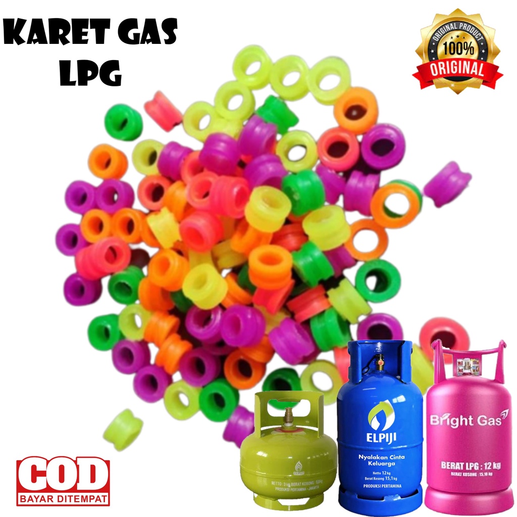 Karet Seal Regulator Gas Silicone 3kg 5 kg 12 kg - Kare Gas Elpiji - Sil Gas Elpiji - Karet Gas - Karet Regulator Anti Bocor - Pengaman Gas