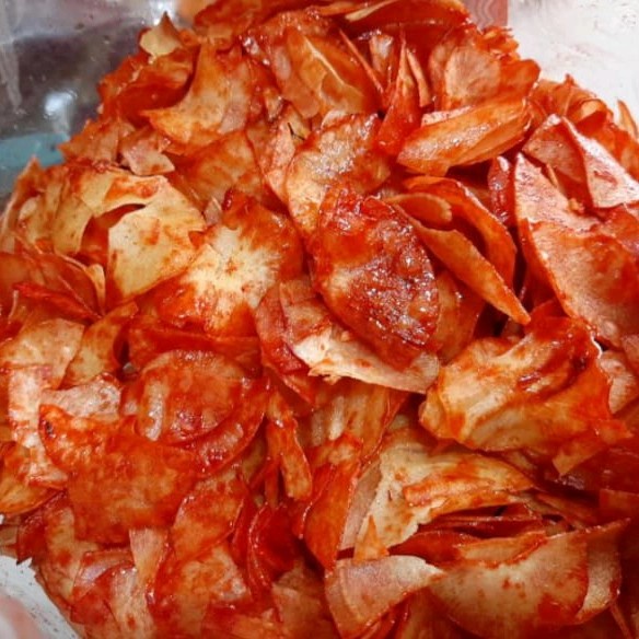 

NEW keripik singkong balado basah berat 1 kg