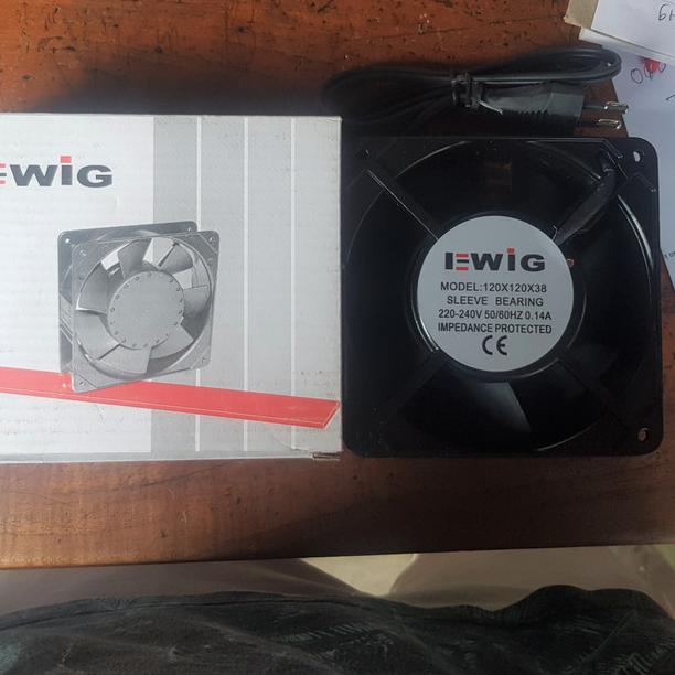 Exhaust Fan Ewig 120x120x38 / Metal Case Mini Fan Ewig MF120/38
