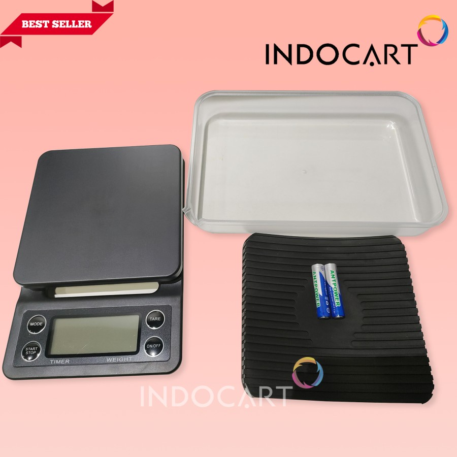 Timbangan Toner Digital-Timer Scale Max. 5kg dengan Akurasi 0.1gr