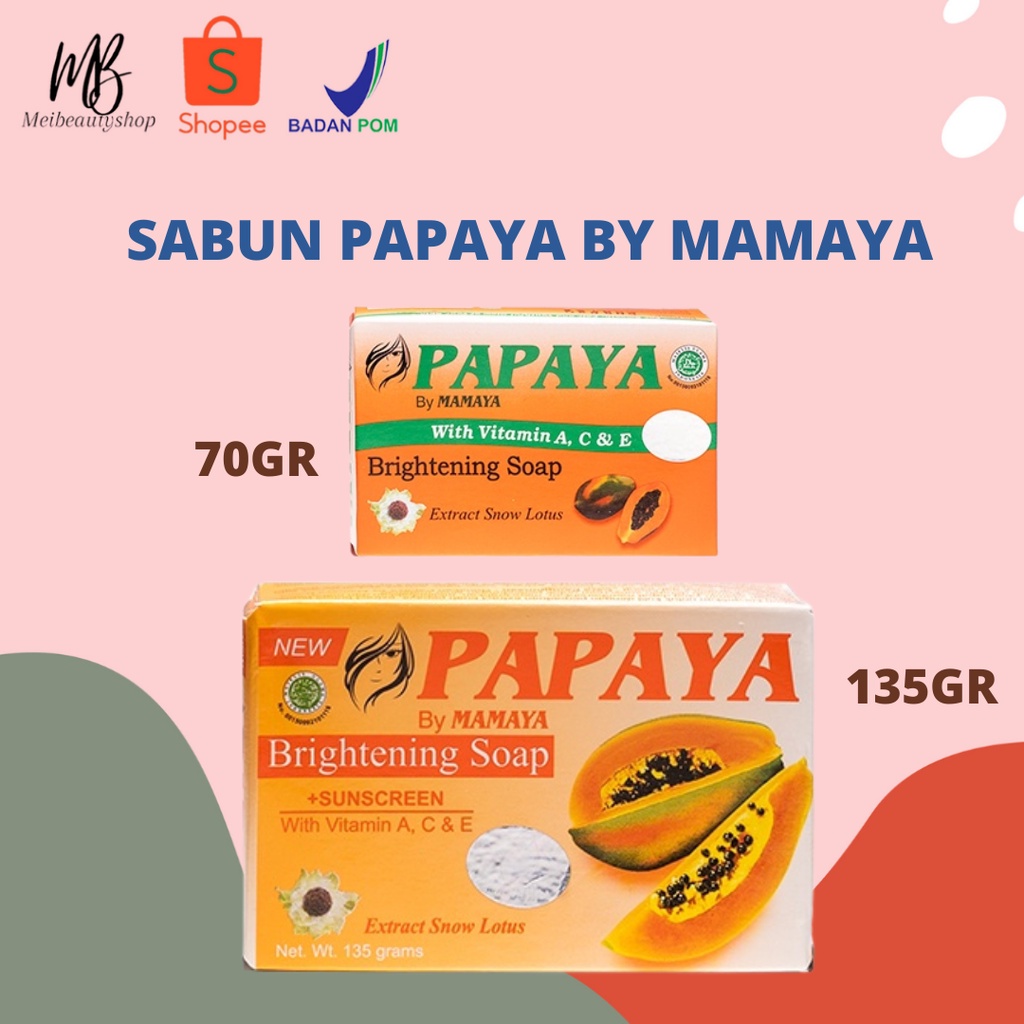 MAMAYA SABUN PAPAYA 70gr / 135gr