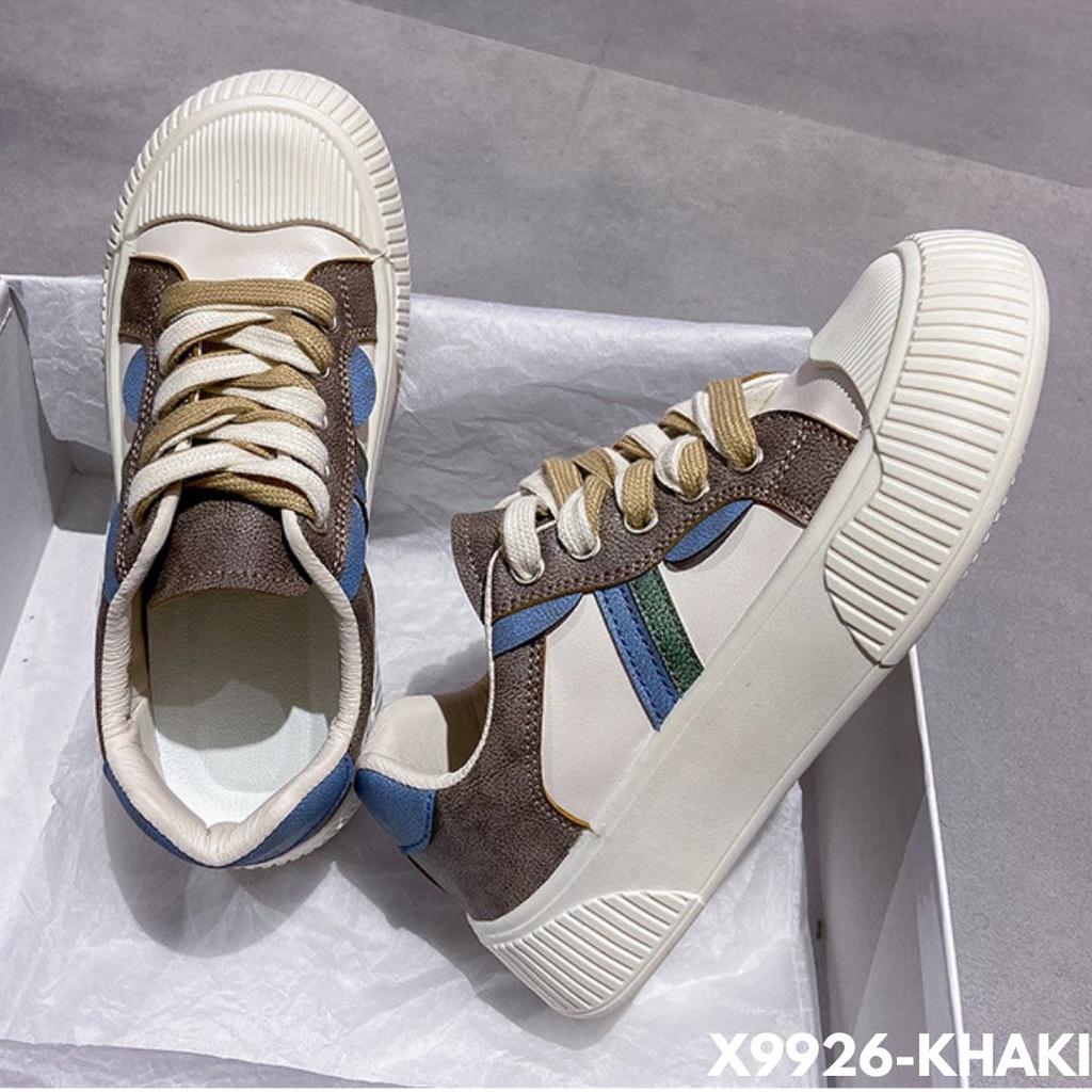 SEPATU SNEAKERS WANITA CLASSIC WARNA KEKINIAN BANYAK YANG SUKA MATERIAL PU BERKUALITAS IMPORT 9926