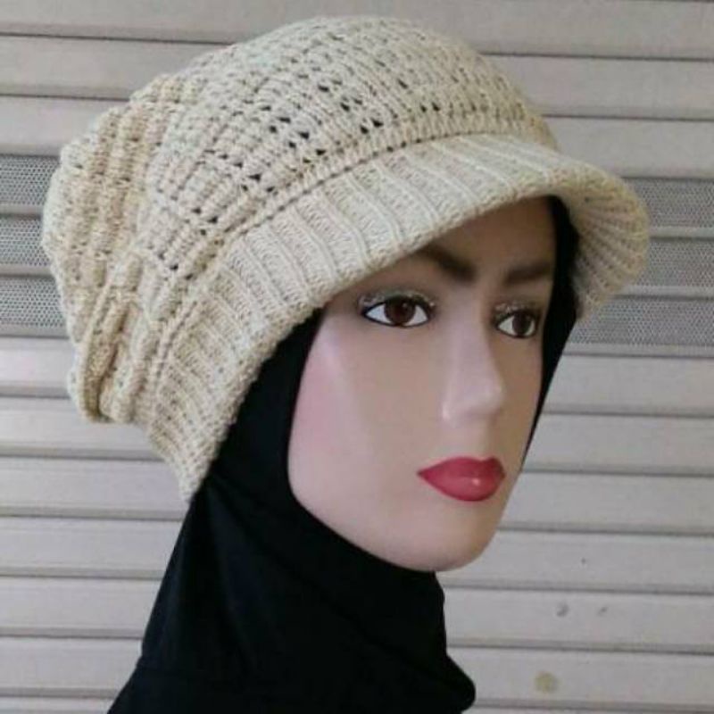 Kupluk Rajut Nenek-Nenek//Topi Rajut Nenek-Nenek//Ciput Rajut Topi Emak-Emak
