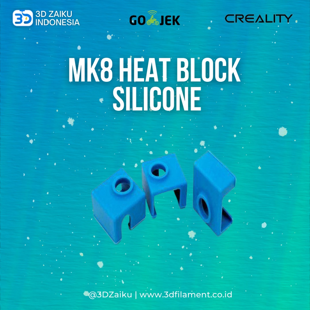 Original Creality MK8 Heat Block Silicone Cover