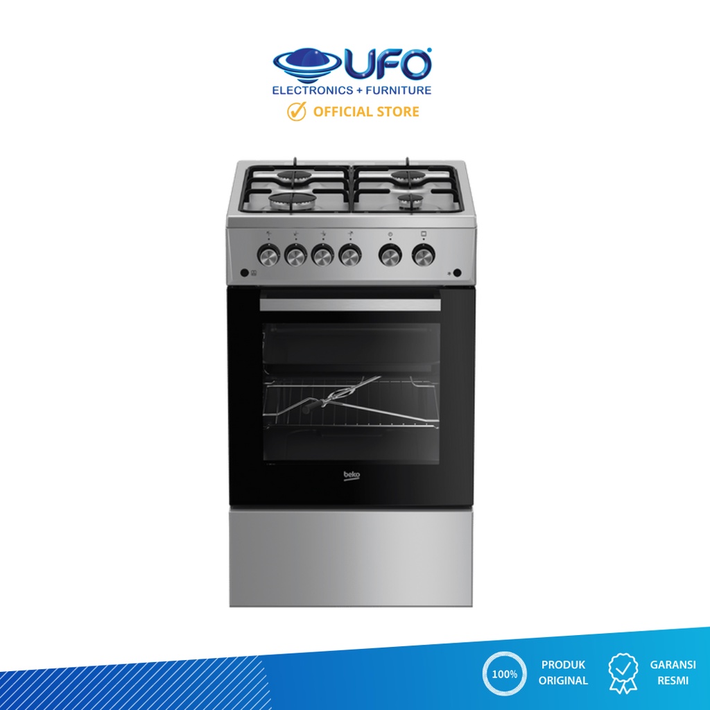 Beko FSGT52110GS Freestanding Cookers