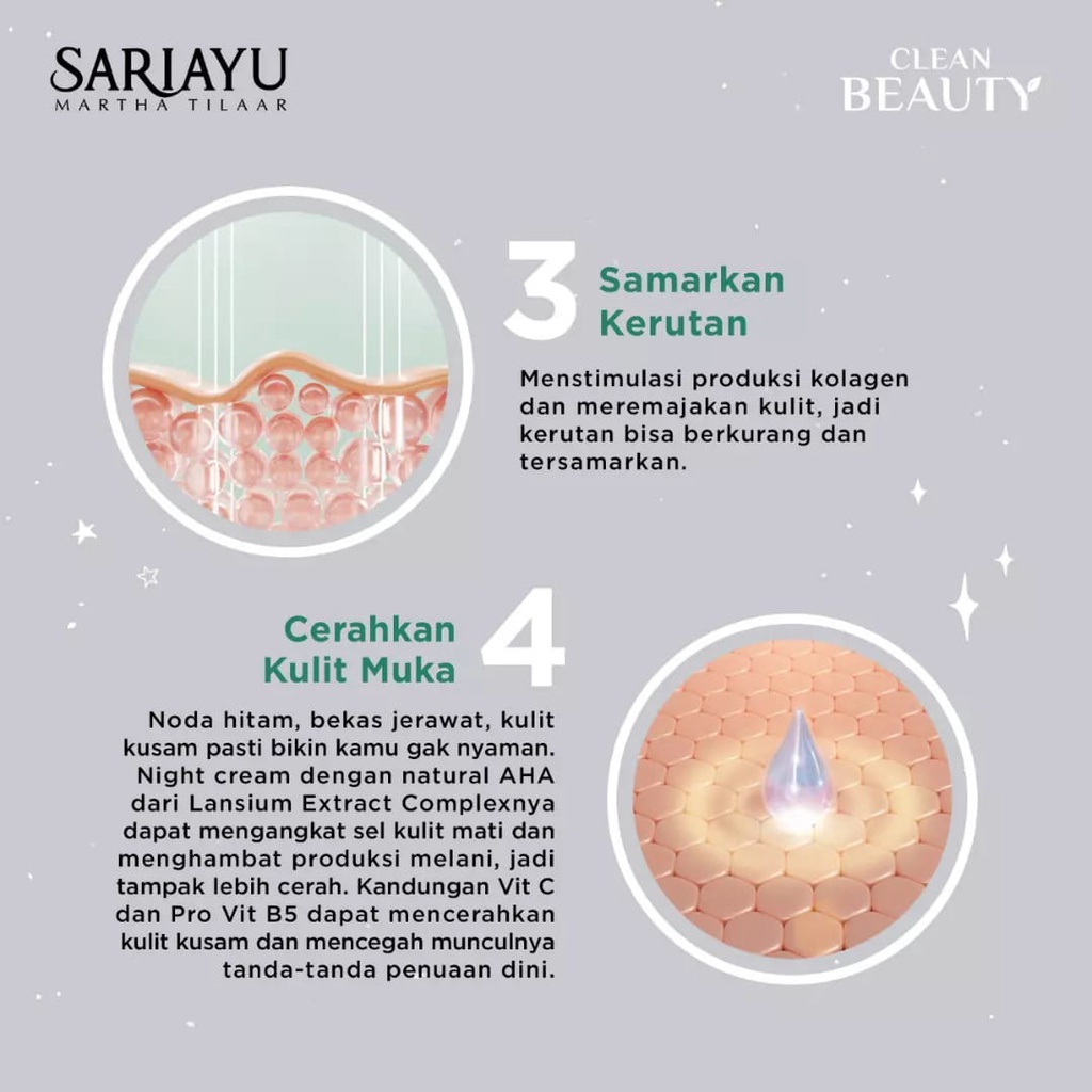 SARIAYU Putih Langsat Night Cream 20mL