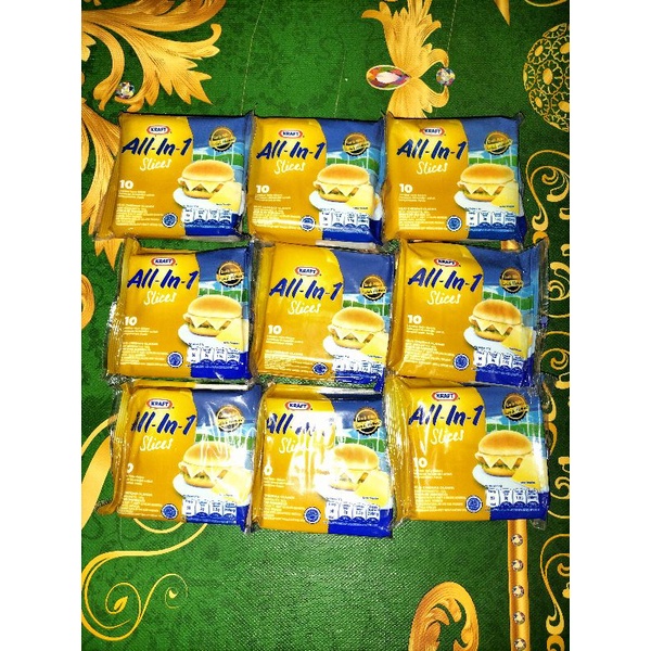 Keju Kraft All In 1 Slice isi 10pcs