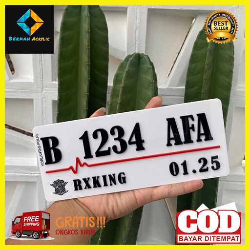 Model Plat Nomor Sepeda Motor - Homecare24