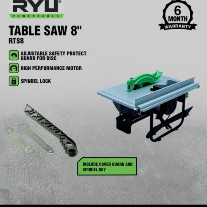 Ryu Table Saw 8" Storsilfia