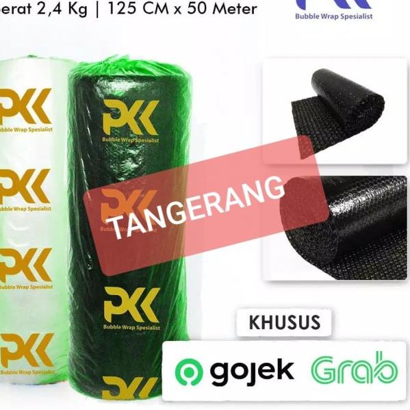 

Bubble wrap rol - HITAM 90CMX50M