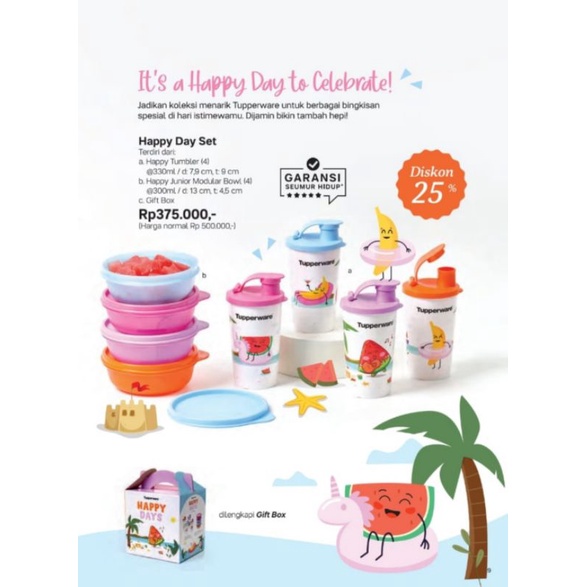 ORI TUPPERWARE Happy Day