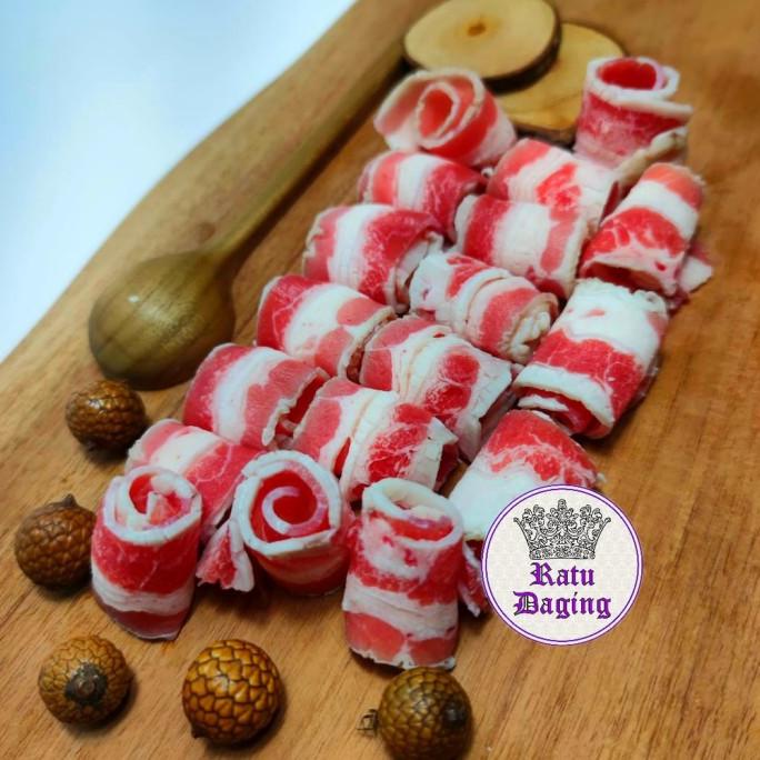 

USA BEEF SLICE / DAGING SAPI AMERIKA / USA SHORTPLATE @1KG RTR6464RT