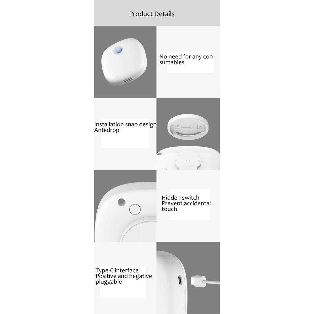 Petoneer Pembersih Udara Hewan Air Purifier Smart Odor Eliminator Pro - SU001-T - White