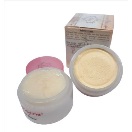 ORIGINAL CREAM PEMUTIH COLLAGEN PAKET SIANG MALAM  - CREAM COLLAGEN SIANG & MALAM ASLI 100% [BPM]