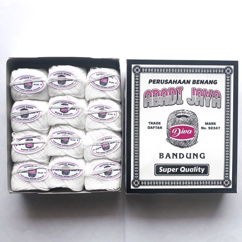 (1 Box) Benang Kasur DIVA / Bola Kasur Bangunan Kemasan Box isi 12