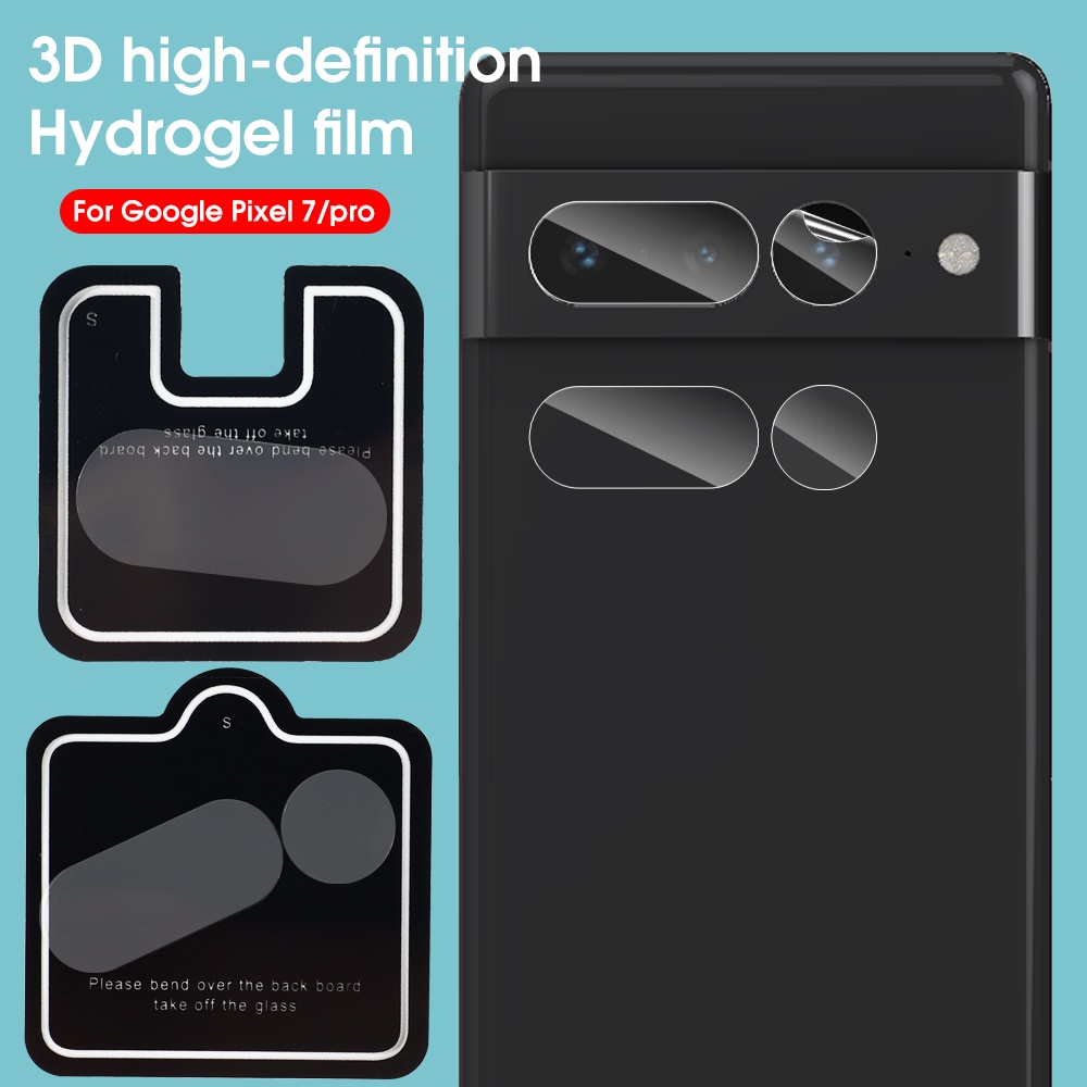 Pelindung Lensa Kamera Hydrogel HD Bening Anti Gores Untuk Google Pixel 7 / 7 Pro