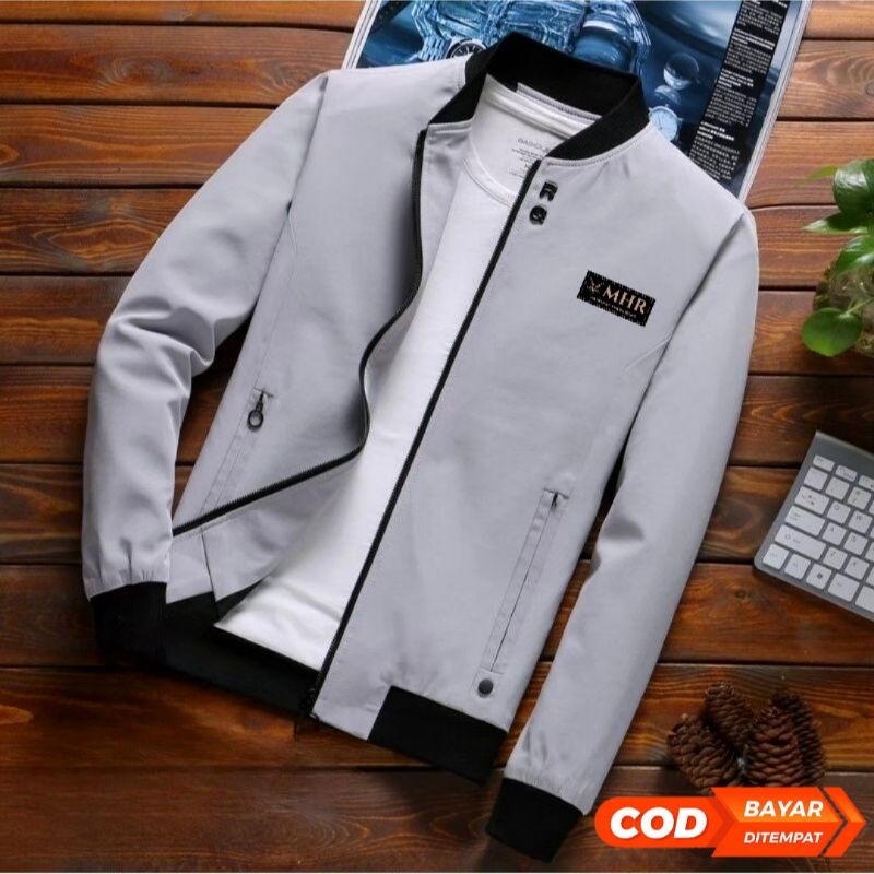 Jaket Bomber Pria Eksekutif Waterproof Tebal Bomber Jacket Executive Original