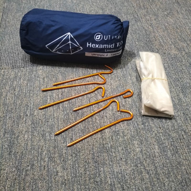 tarp Tent uttara halfmesh tenda 1p second 2nd bekas