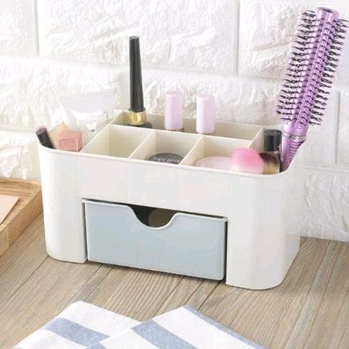 HS KOTAK KOSMETIK / STORAGE BOX MAKEUP BRUSH KOTAK PERHIASAN SERBAGUNA