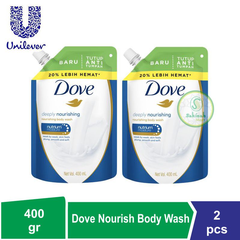 PROMO Dove Deep Nourish Body Wash 400ml Buy 1 GET 1 For FREE (Beli 1 Gratis 1)