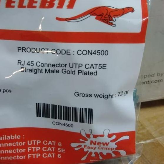 KONEKTOR RJ45 / RJ45 CAT5 / KONEKTOR TELEBIT RJ45