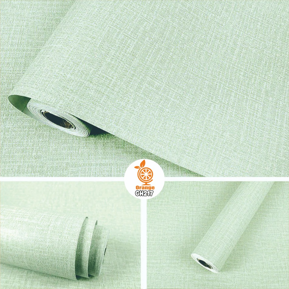 Promo Wallpaper Dinding Motif Polos - Wallpaper Dinding Wallstiker Rajut Hijau - Wallpaper Dinding