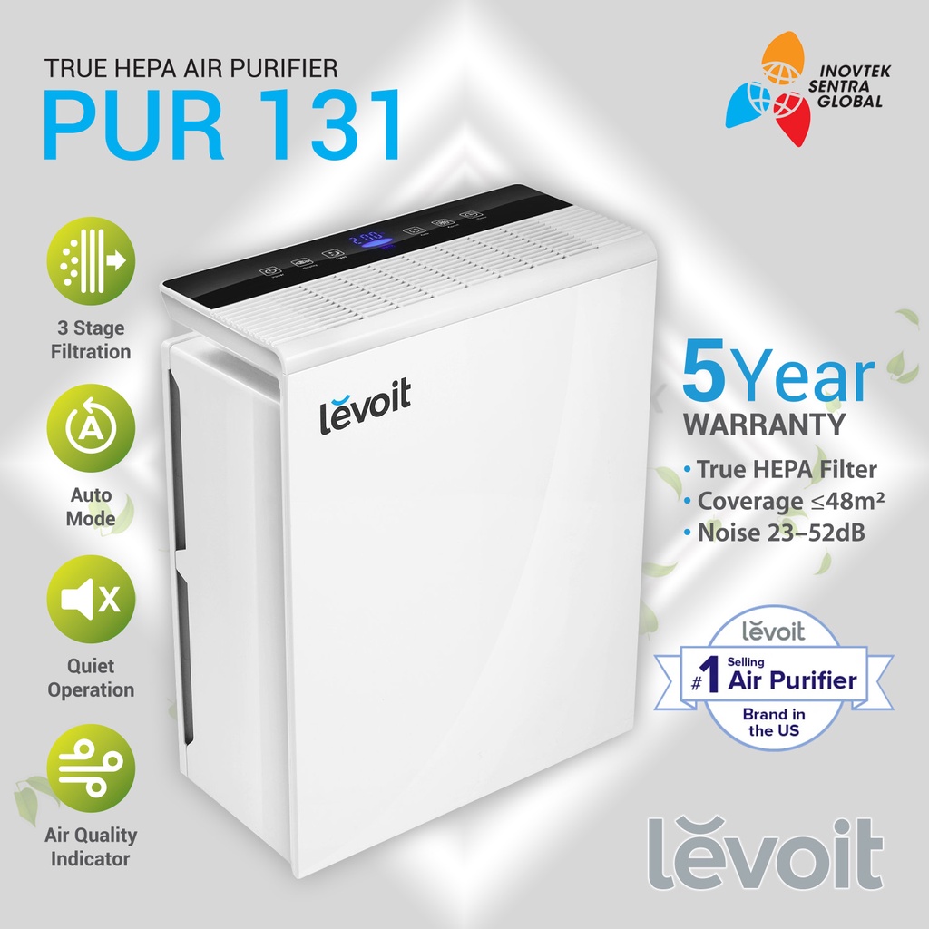 Levoit PUR 131 Air Purifier True HEPA Filter H13 Pembersih Udara